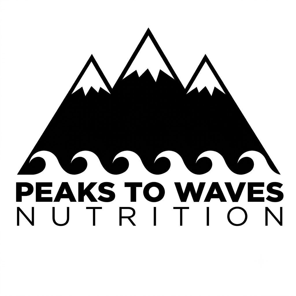 Peaks to Waves Nutrition logo